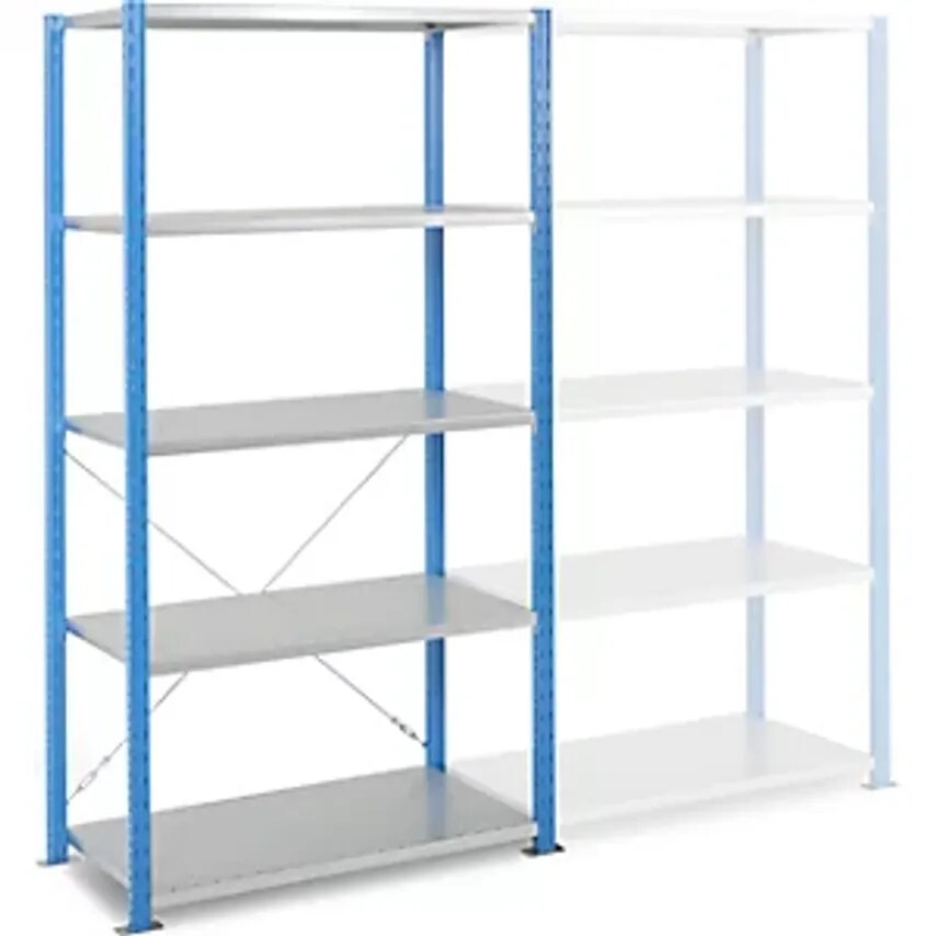 MAN ORGA SAS Heavy-duty Boltless Shelving - Shelf WxD 1250 X 400mm - Standard Sh