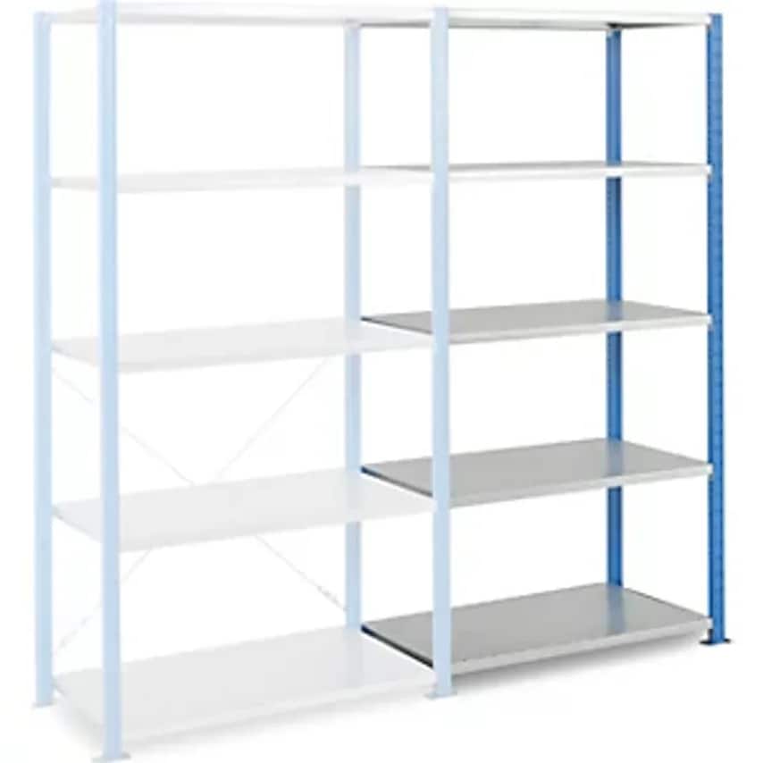 MAN ORGA SAS Heavy-duty Boltless Shelving - Shelf WxD 1250 X 600mm - Extension S