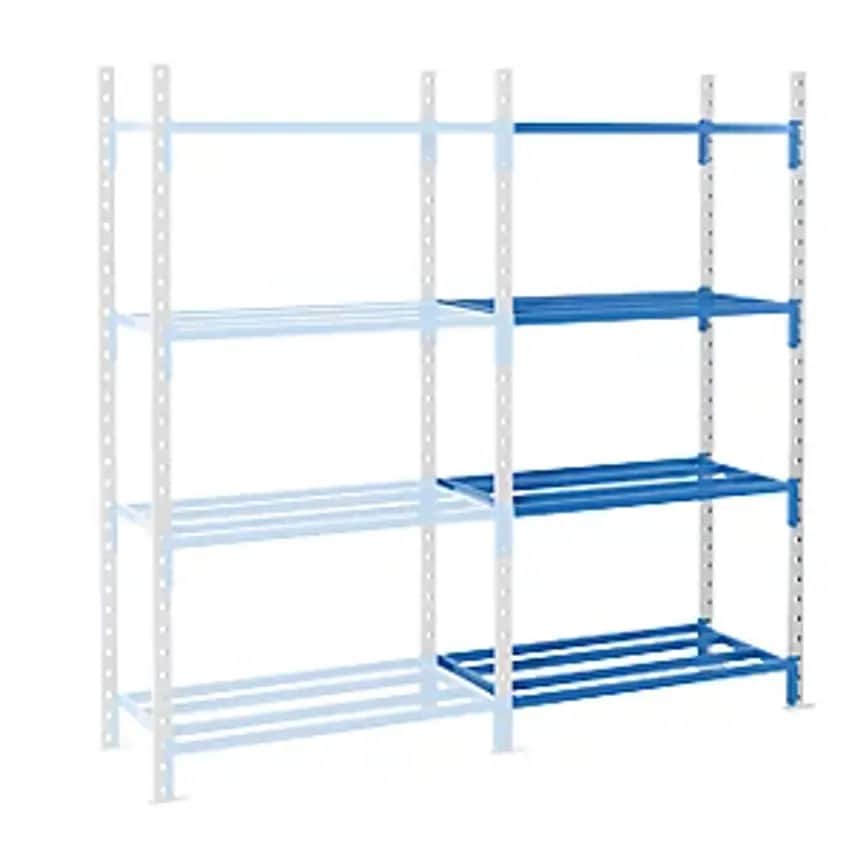 MAN ORGA SAS Tubular Boltless Shelving Unit - Height 1996mm - Width 960mm, Exten