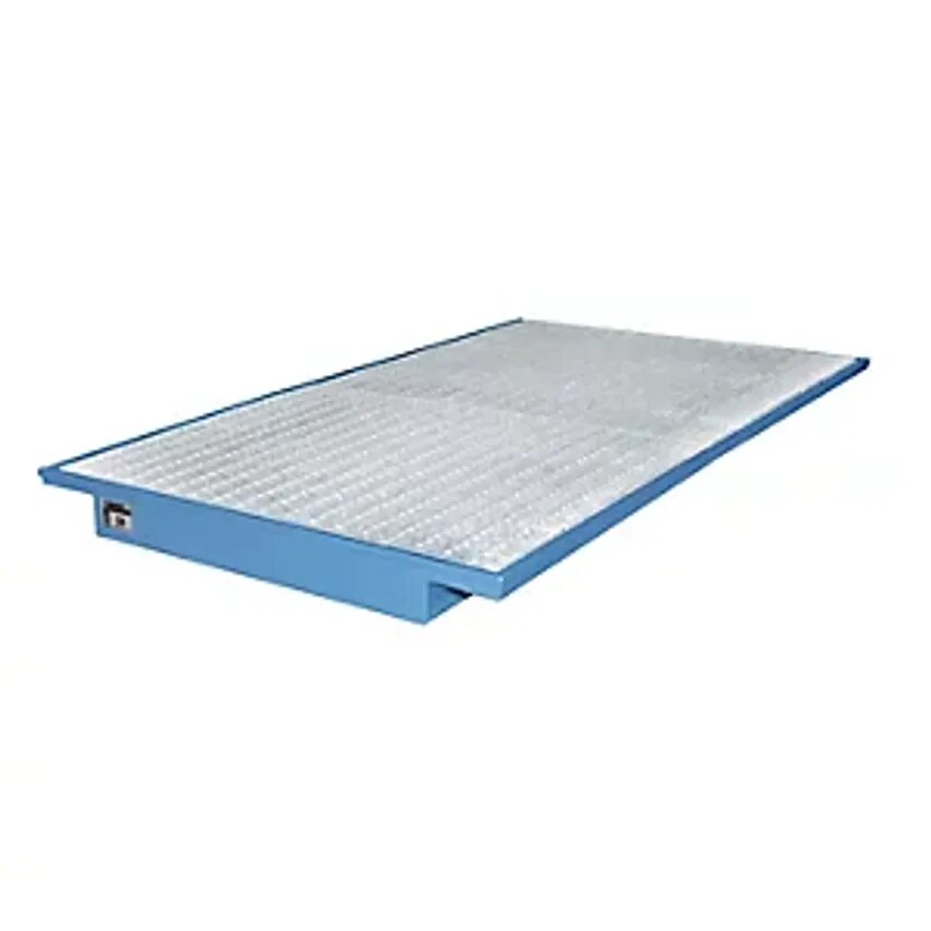 EUROKRAFTpro Hook-in Sump Tray, Sump Capacity 200 L, LxW 2150 X 1250/915mm, Pain
