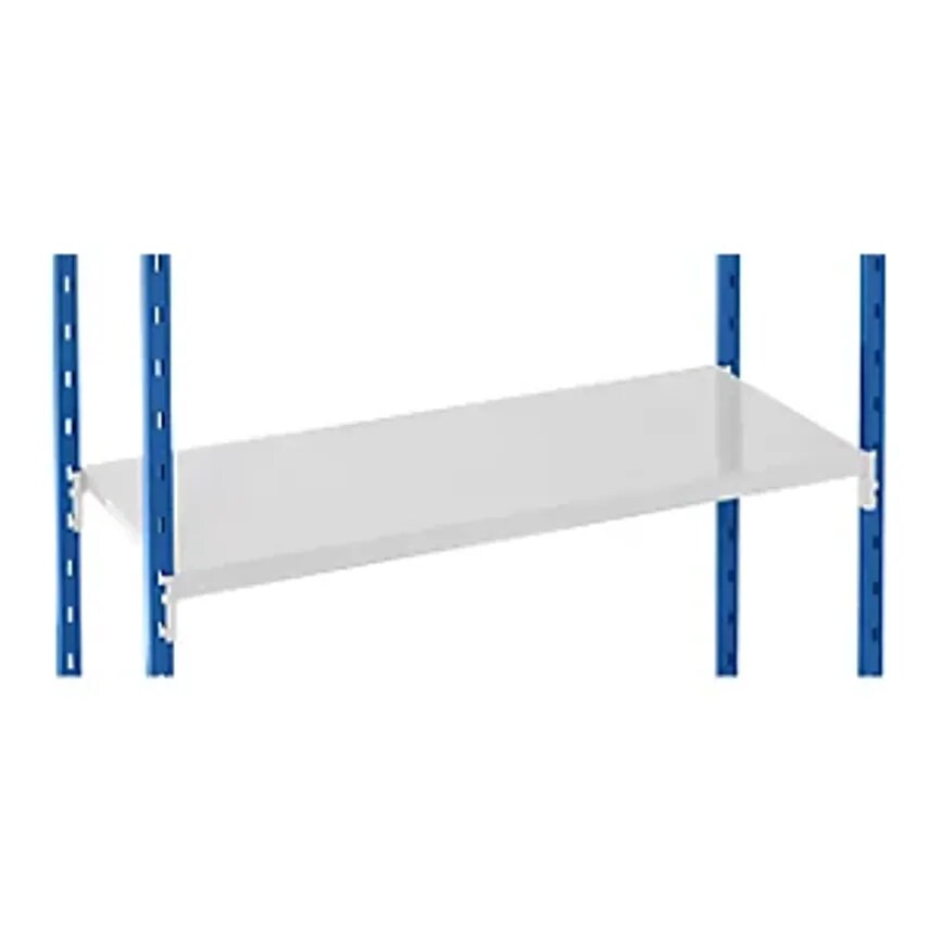 MAN ORGA SAS Shelf, Sheet Steel, Pack Of 2, WxD 1250 X 600mm