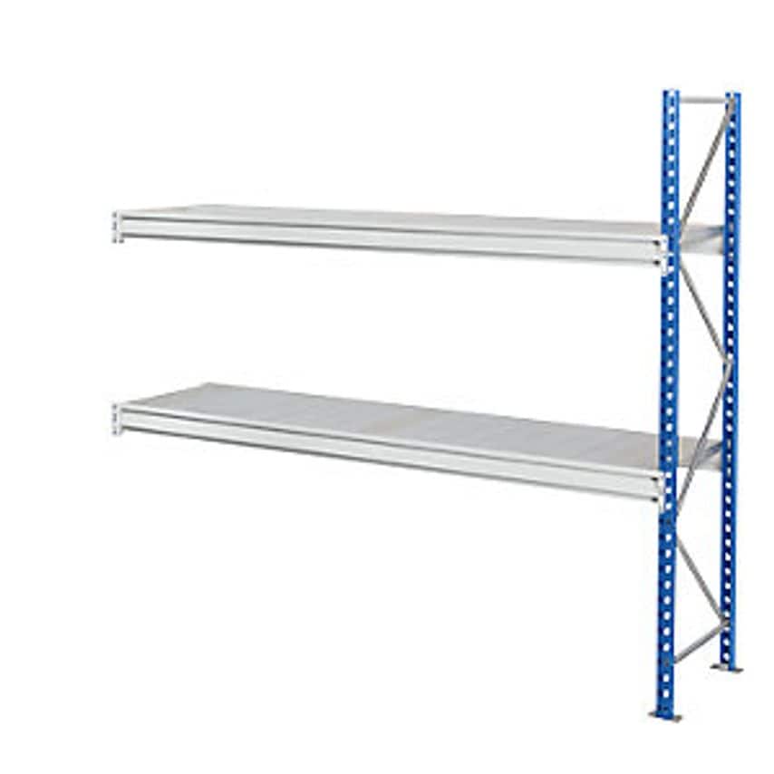 MAN ORGA SAS Heavy Duty Wide Span Shelving With Steel Shelf Panels - Frame Colou