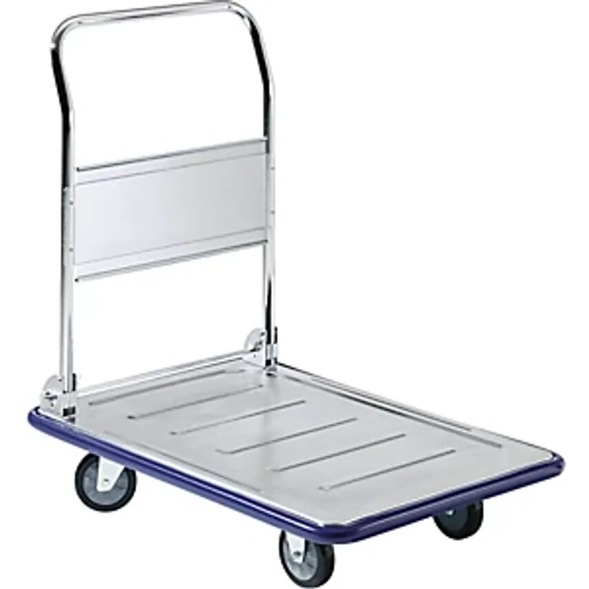 SIMON, EVERS & CO. GMBH Zinc Plated Platform Truck, Max. Load 300 Kg, LxW 925 X