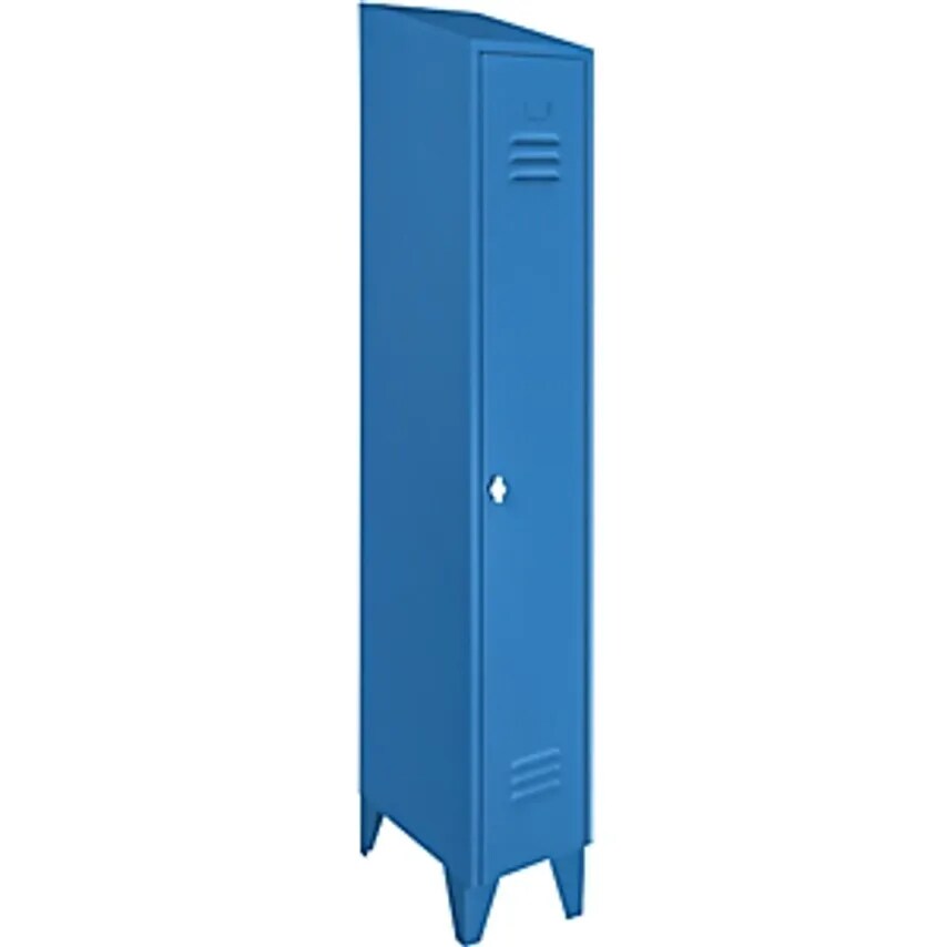 WOLF Steel Cupboard With Sloping Top - Full Height Compartments - Total Width 30