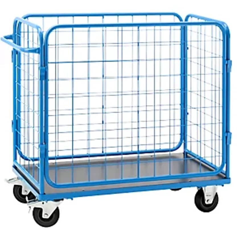 EUROKRAFTpro Parcel Trolley, HxWxD 1200 X 1330 X 650mm, Max. Load 350 Kg