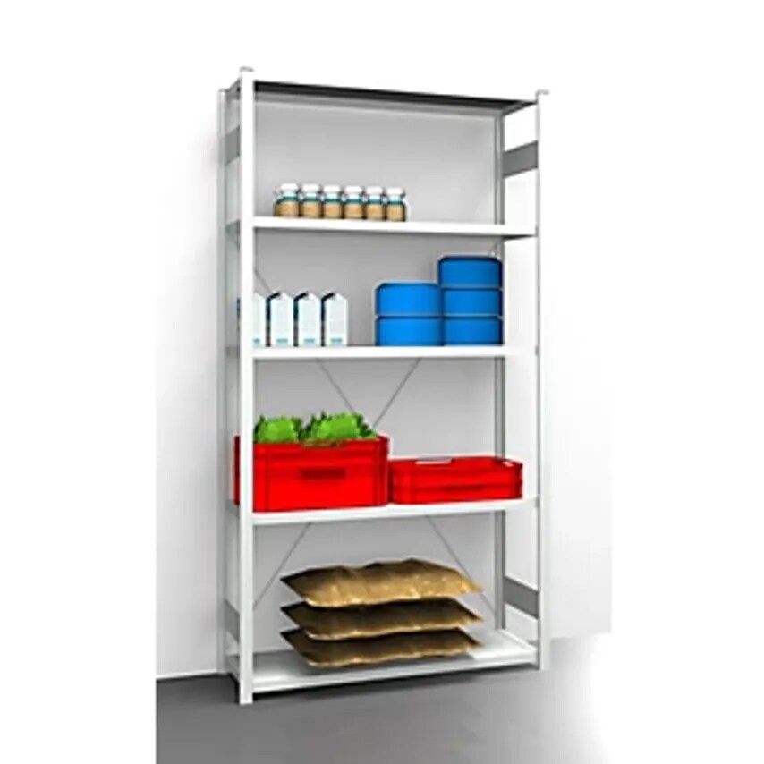 EUROKRAFTpro Hygienic Boltless Shelving Unit - Shelf Unit Height 2350mm - WxD 12