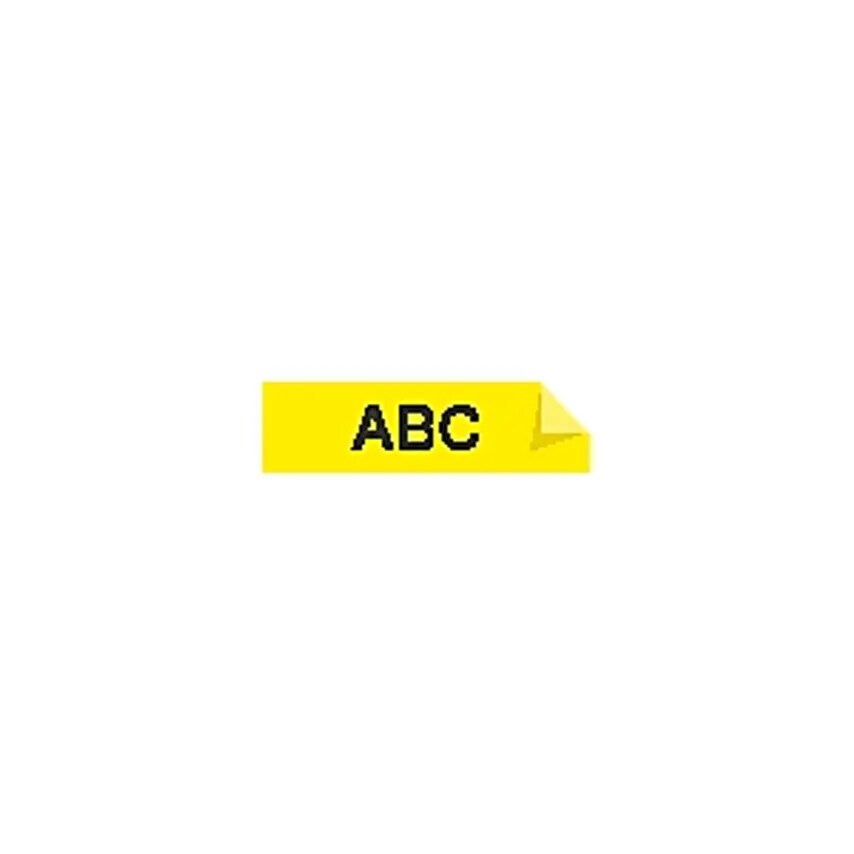 Dymo D1 Labelling Tape, Width 12mm, Black On Yellow, Pack Of 1