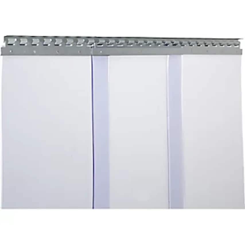 ZETTL Strip Curtain, price/m, Width X Thickness 400 X 4mm, Overlap 1 Hook = 72mm