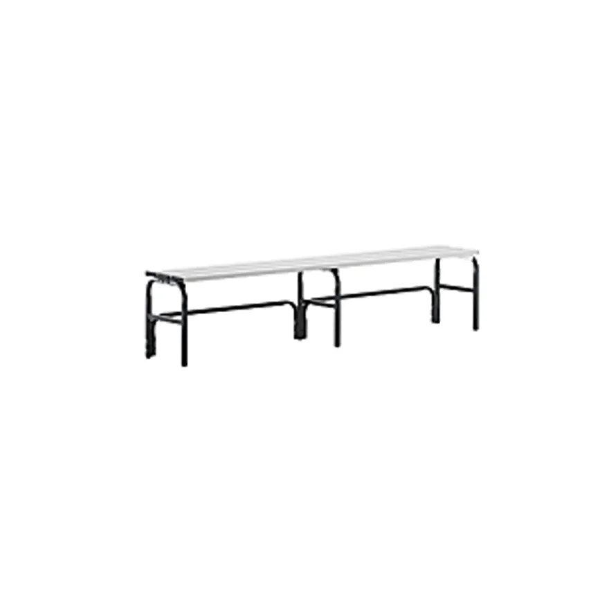 SYPRO WOLF GMBH Changing Room Bench With Aluminium Slats, HxD 450 X 350mm, Lengt