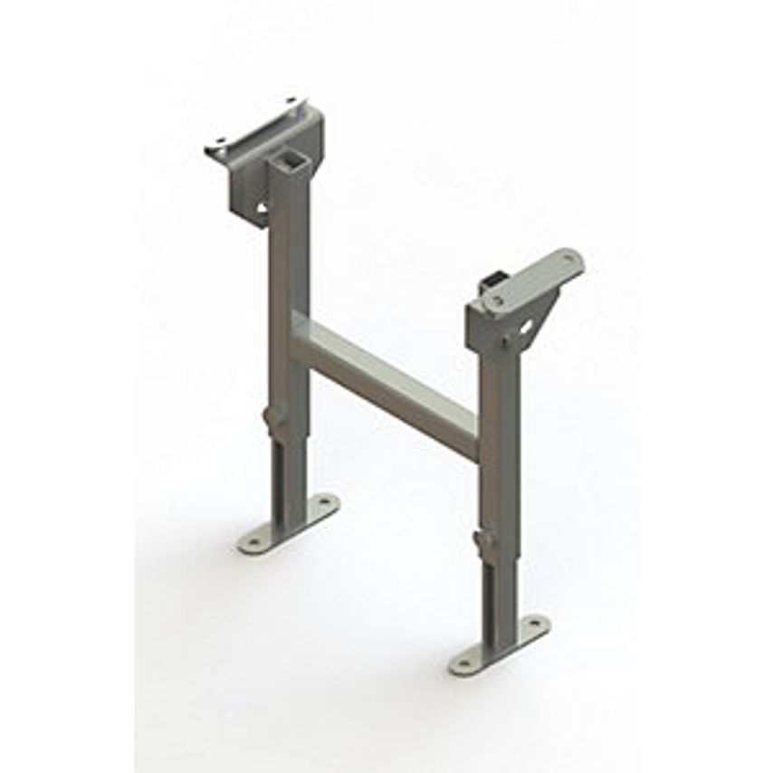 GURA Dual Frame Support, Zinc Plated, Track Width 400mm, Adjustment Range 330 -