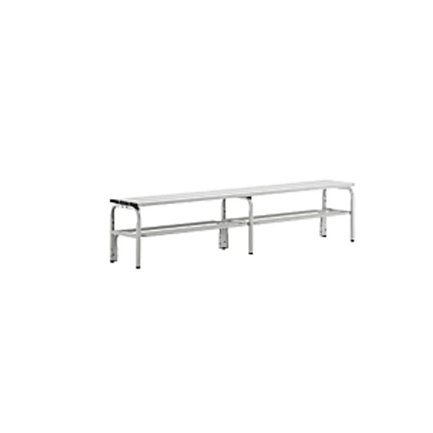 SYPRO WOLF GMBH Changing Room Bench Stainless Steel - HxD 450 X 350mm - Length 1