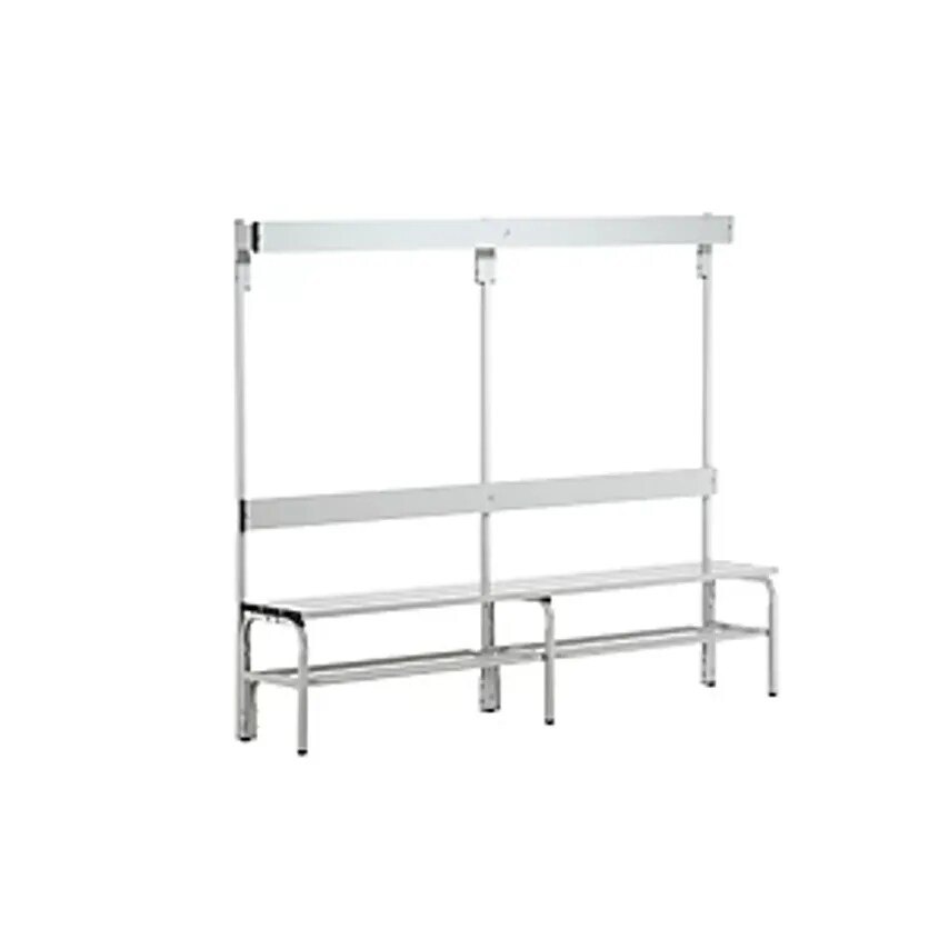 SYPRO WOLF GMBH Changing Room Bench Stainless Steel - HxD 1650 X 375mm - Length
