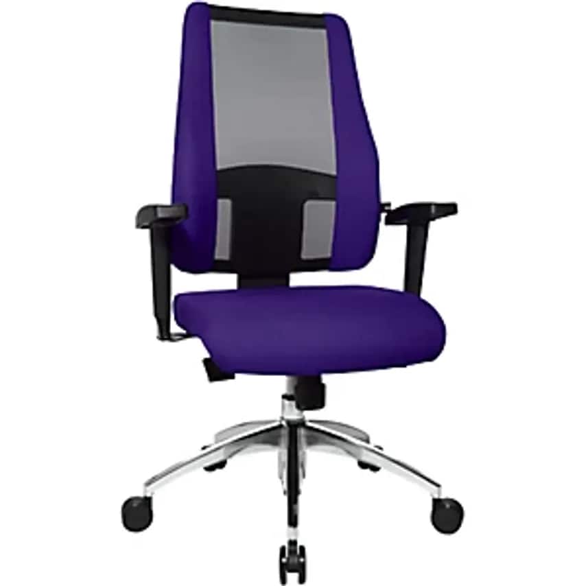 TOPSTAR AIR SYNCRO Office Swivel Chair, Mesh Back Rest With Padded Side Parts, B