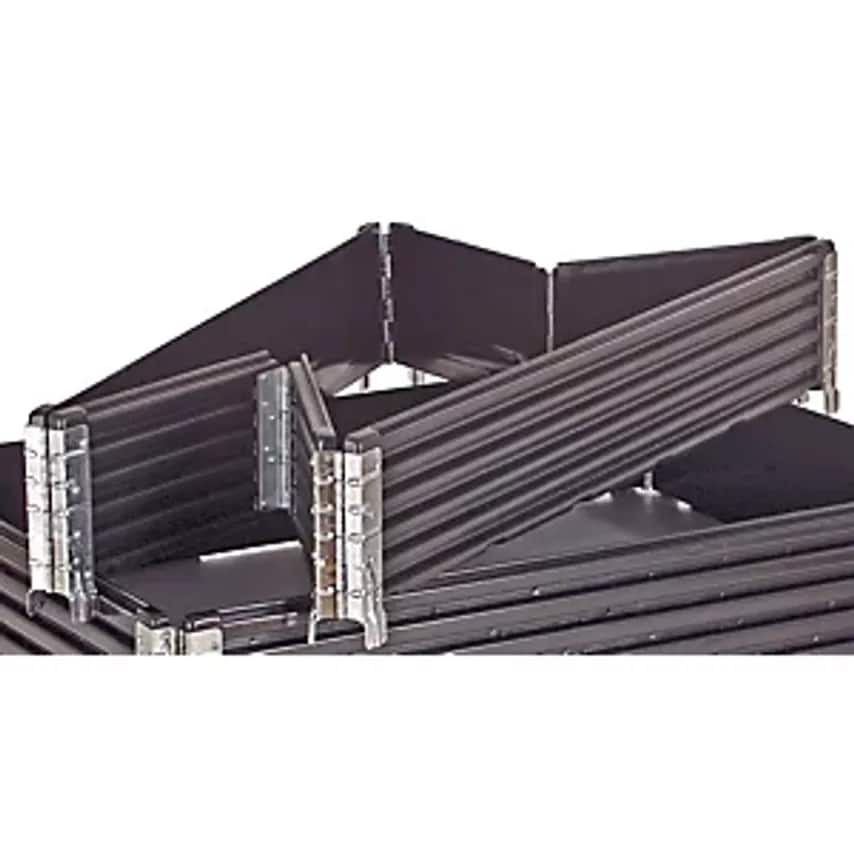 KIGA Plastic Pallet Collar, Pack of 2, For 1200 X 800mm Euro Pallet, - you get 5