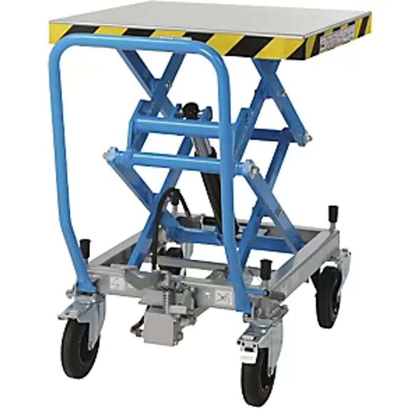 EUROKRAFTpro Double Scissor Lifting Platform Truck - Max. Load 500 Kg - Lifting