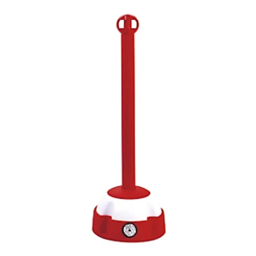 Moravia Warning Stand, With Chain, For Indoor And Outdoor Areas, Red/White