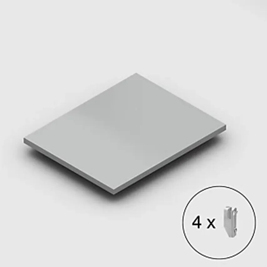 EUROKRAFTpro Shelf For Boltless Shelving Unit, Light Duty, WxD 1000 X 800mm