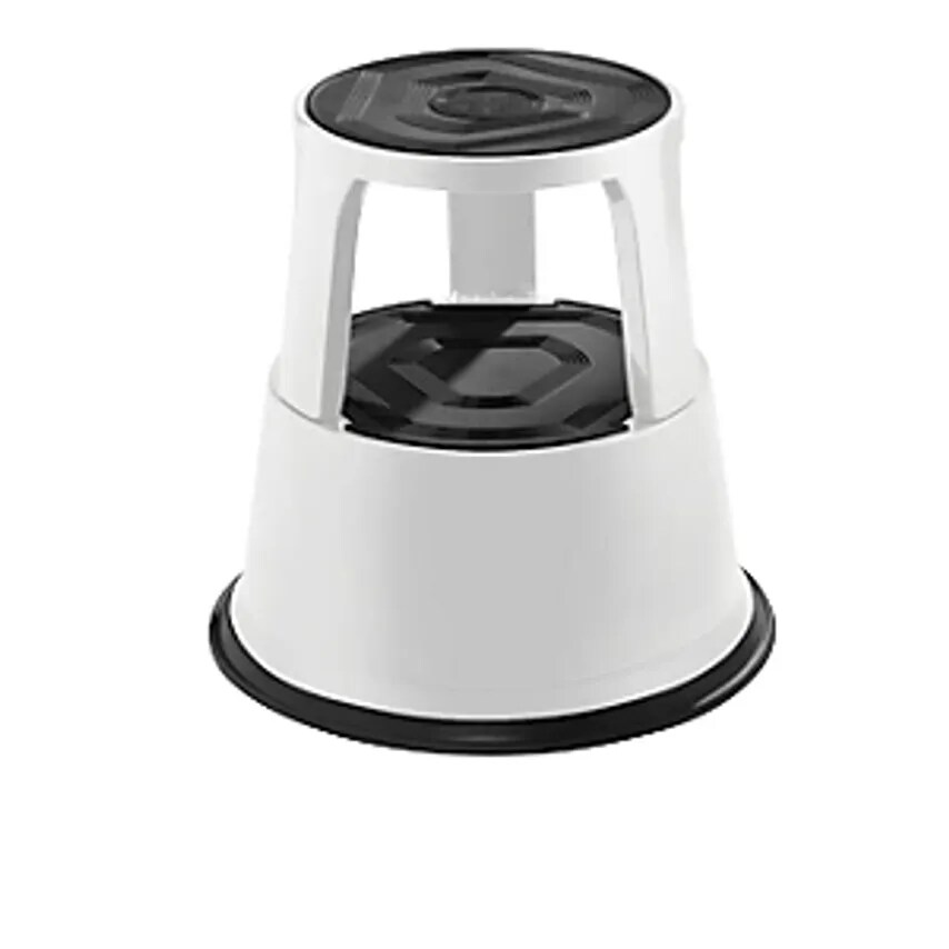 EUROKRAFTpro Kick Stool Sturdy Sheet Steel - Height Under Load 420mm- you get 3