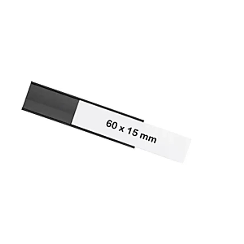 HOLTZ OFFICE SUPPORT GMBH Magnetoflex U-profile, Pack Of 30, HxW 15 X 60mm, Blac