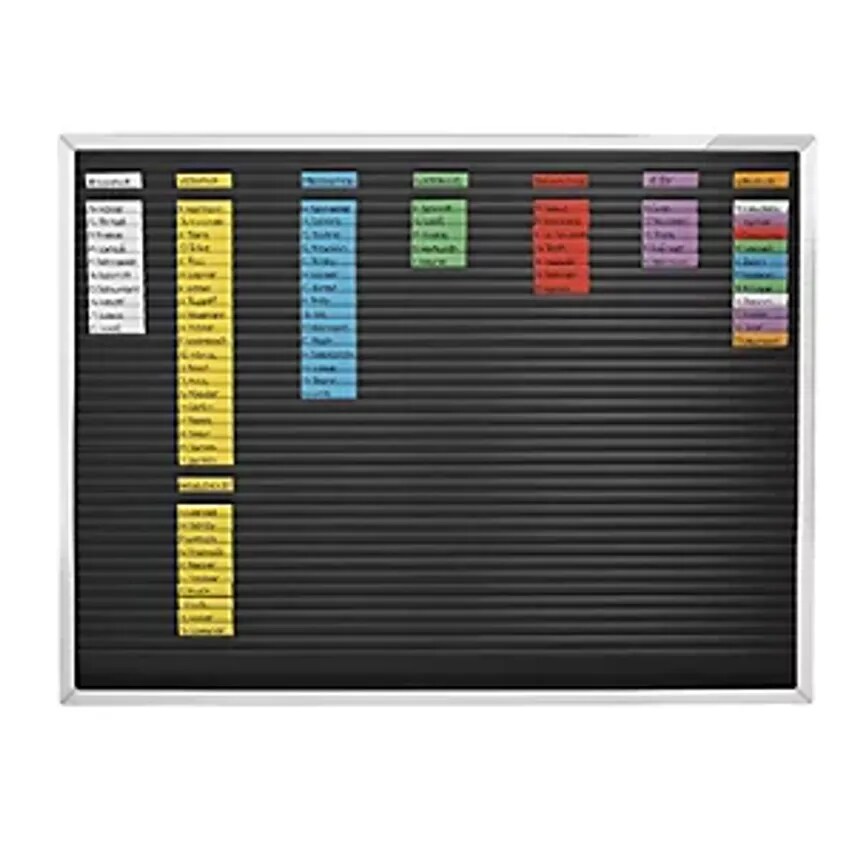 HOLTZ OFFICE SUPPORT GMBH Plug-in Strip Chart, 61 Tracks, WxH 800 X 774mm