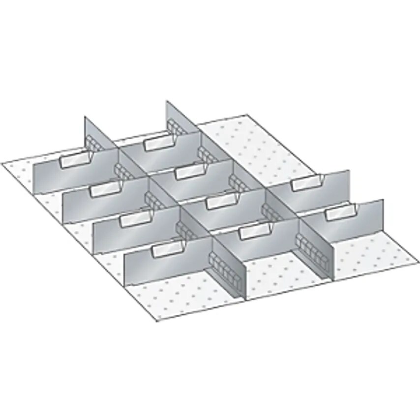 Lista Drawer Dividers, 12-piece, For Front Height 50mm
