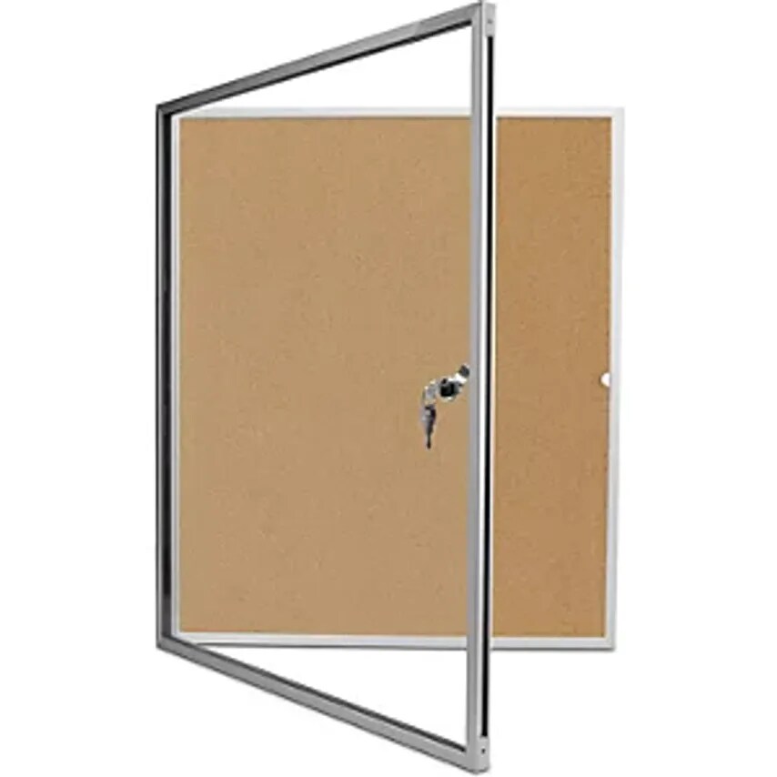 HOLTZ OFFICE SUPPORT GMBH SP Display Case, Cork, Capacity 6 X A4