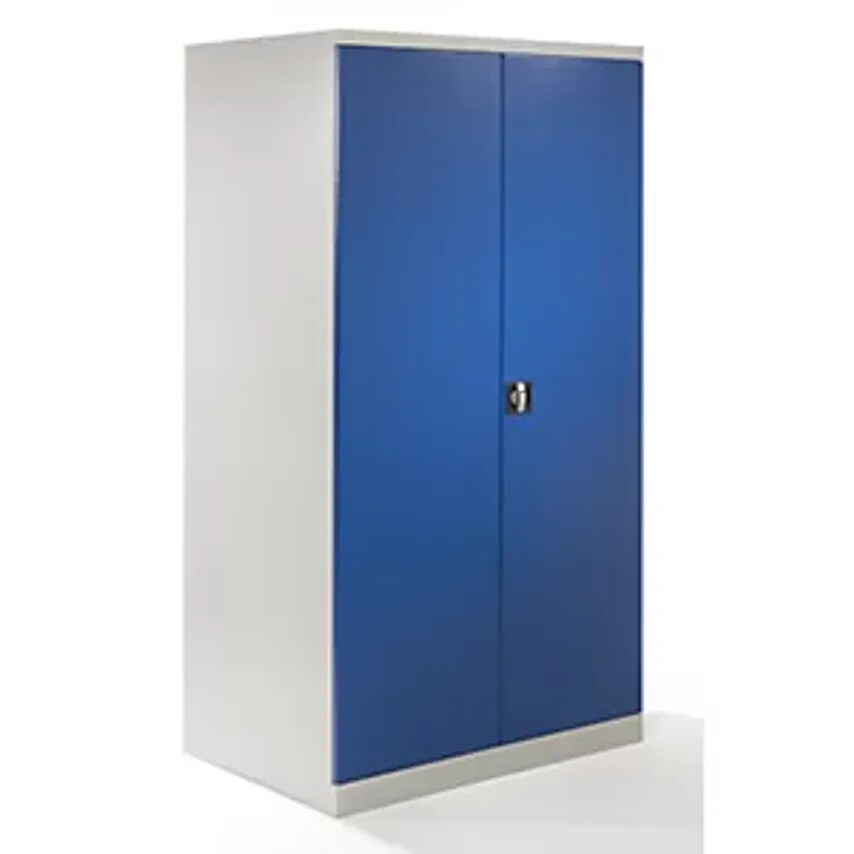 MBA-SYSTEM SP. Z.O.O. XXL Double Door Cupboard, Width 1000mm, Gentian Blue Door