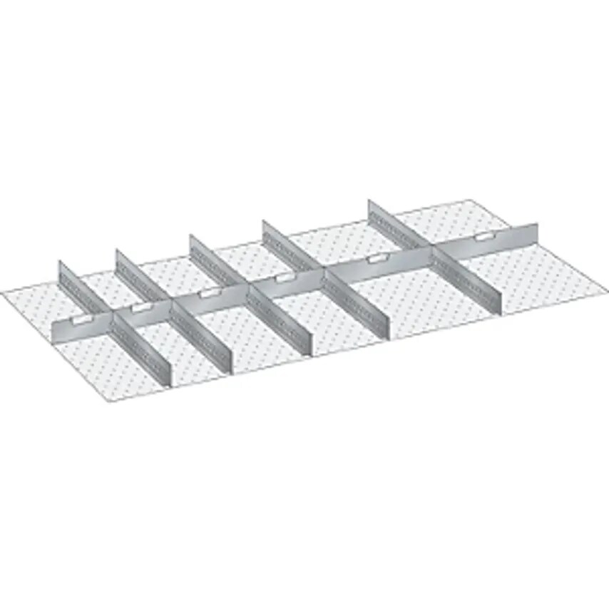 Lista Divider Set, 11-piece, 5 Slotted Dividers, 6 Partitions, For Front Height