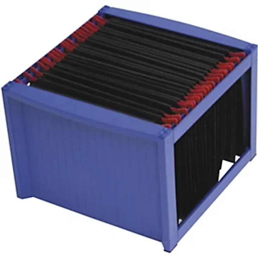 Helit Suspension File Frame, WxDxH 360 X 380 X 272mm, Pack Of 4, Blue