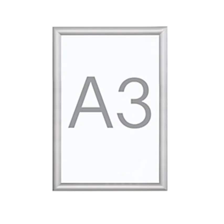 Showdown Displays Europe B1 Folding Frame, Aluminium Profile, Pack Of 2, For A3
