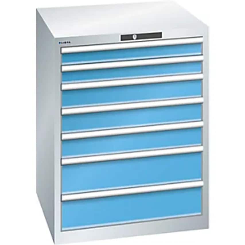 Lista Drawer Cupboard, 7 Drawers, WxDxH 717 X 725 X 850mm, Max. Load 200 Kg, Lig