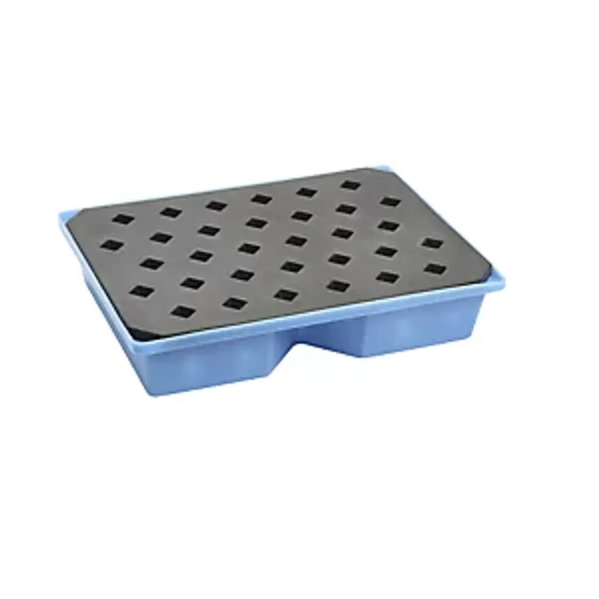 SCHLLER PE Small Container And Pallet Tray, LxWxH 800 X 600 X 170mm, Sump Capaci