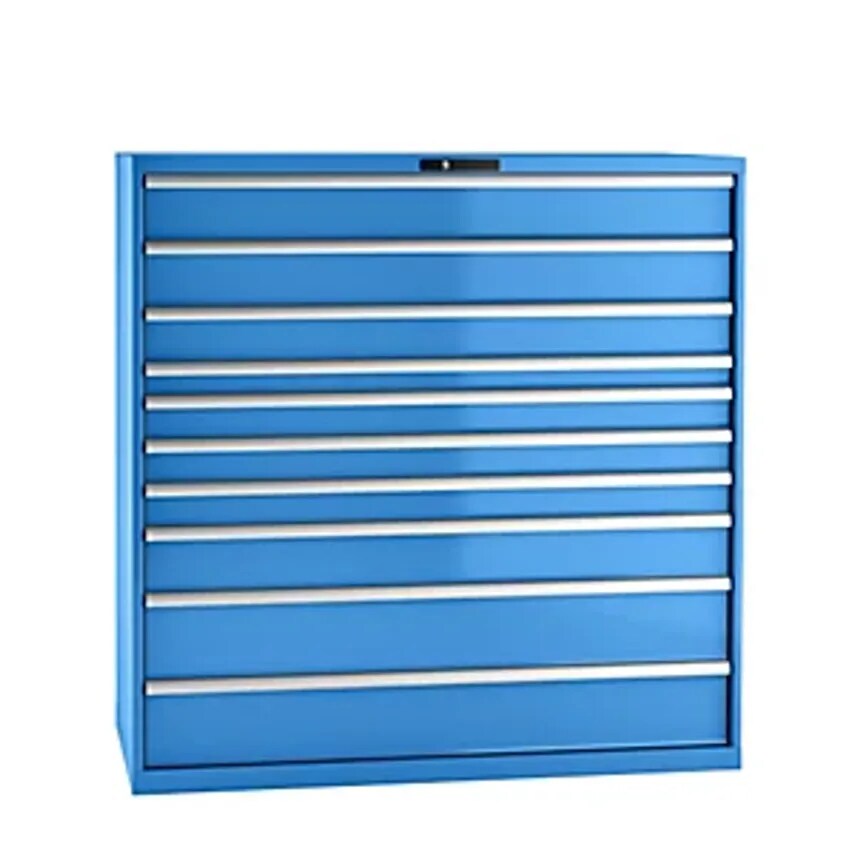 Lista Drawer Cupboard, Sheet Steel, HxW 1450 X 1431mm, 10 Drawers, Max. Load 200