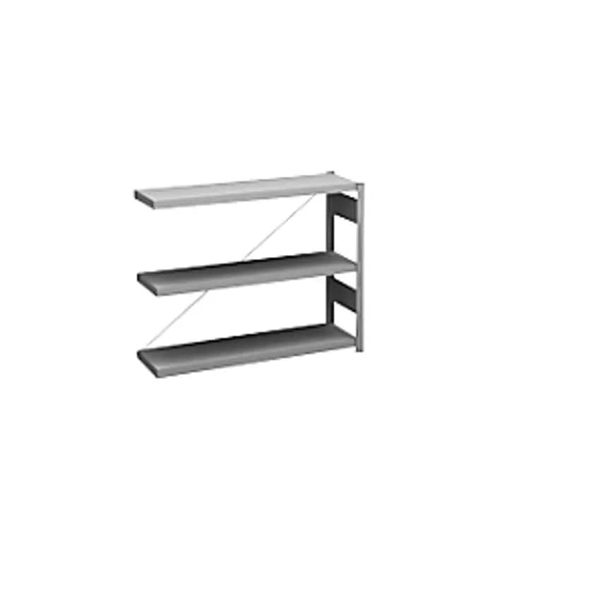 HOFE Zinc Plated Sideboard Shelving Unit - Height 825mm - Extension, Shelf Depth