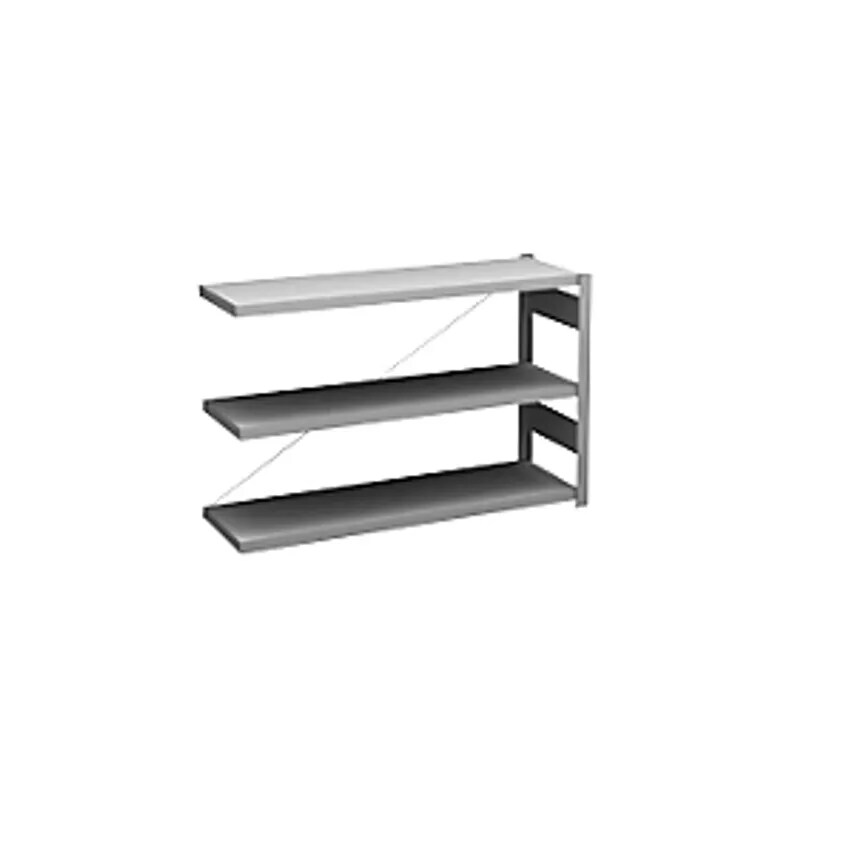 HOFE Zinc Plated Sideboard Shelving Unit - Height 825mm - Extension, Shelf Depth