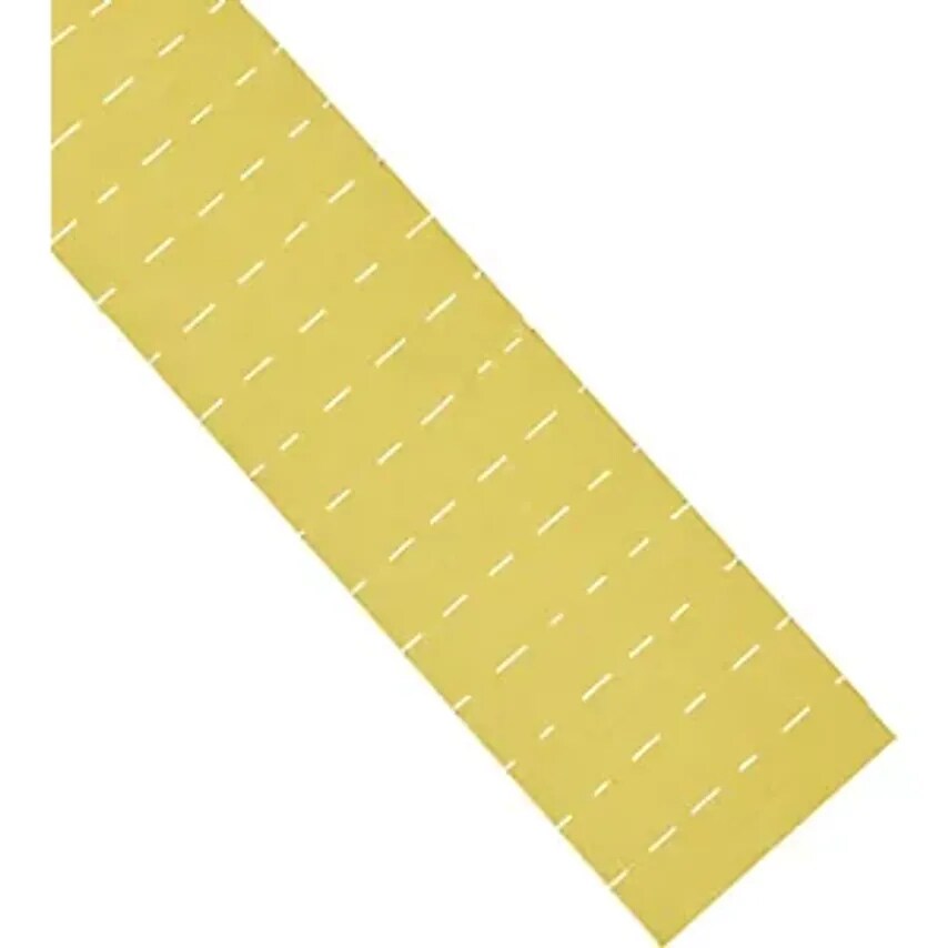 HOLTZ OFFICE SUPPORT GMBH Ferrocard Labels, HxW 15 X 60mm, Pack Of 345, Yellow