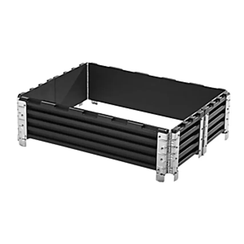 KIGA Plastic Pallet Collar, Pack of 2, For 800 X 600mm Pallet, Foldin- you get 5