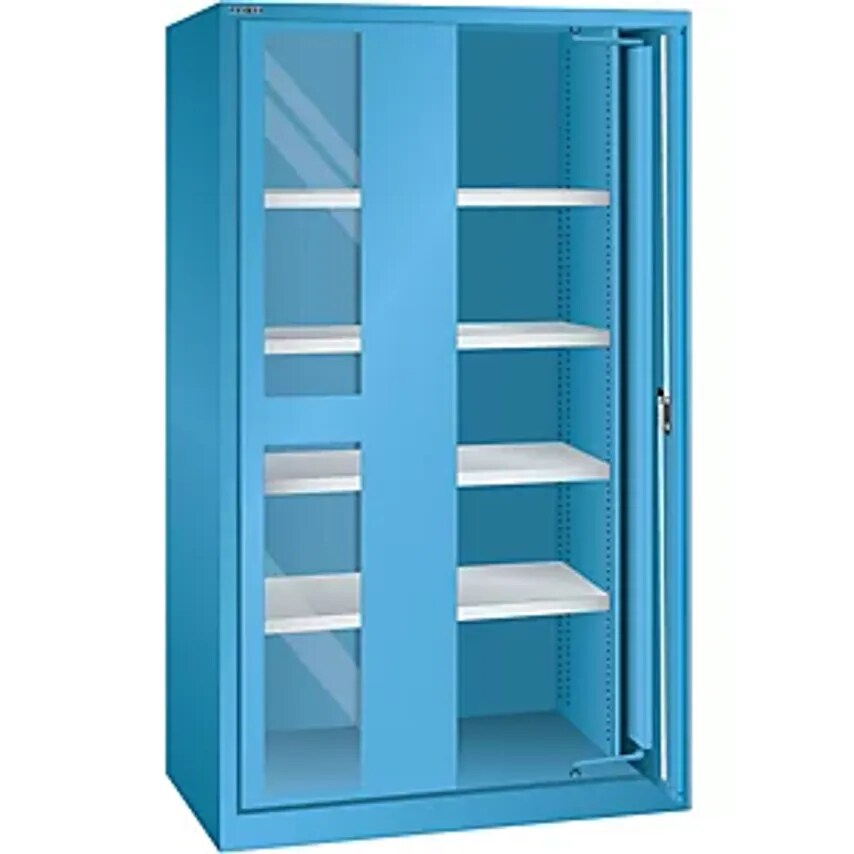 Heavy Duty Flush Door Cupboard with Solid Panel Doors
