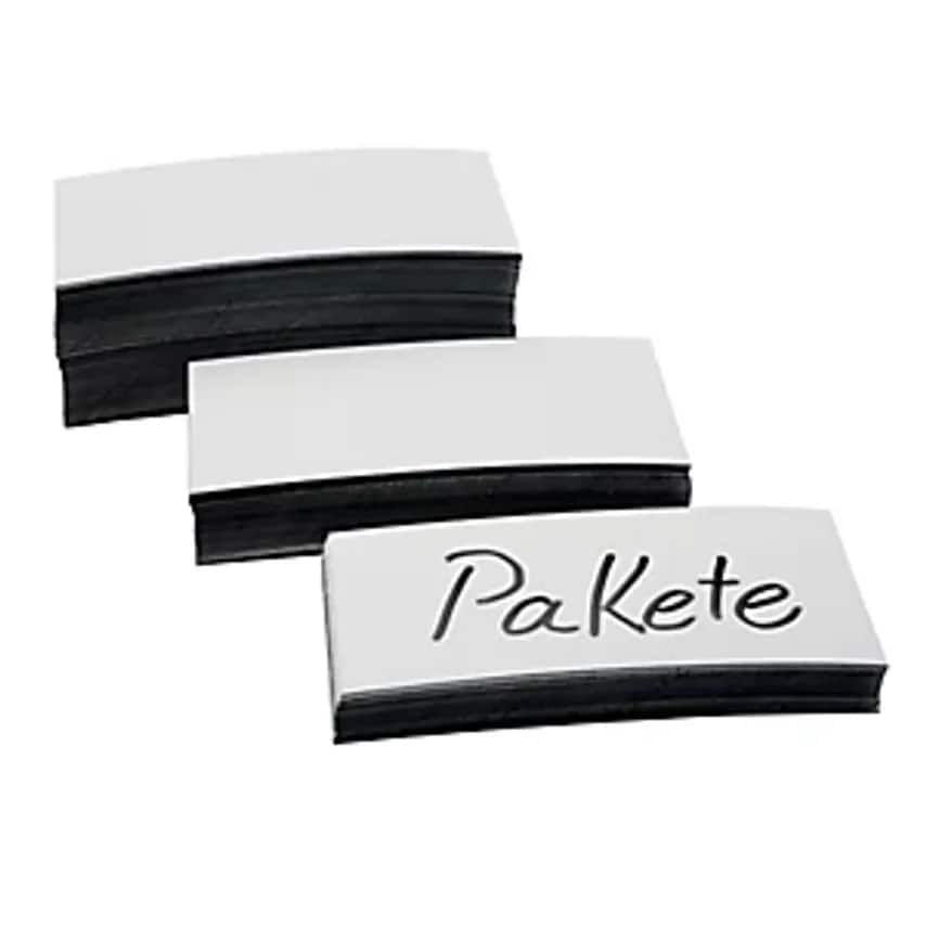 HOLTZ OFFICE SUPPORT GMBH Magnetic Labels, White, Pack Of 200, Width 50mm