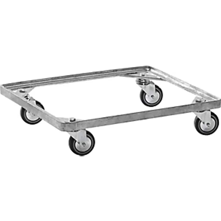 SANTRA Dolly For Stacking Basket, Zinc Plated, LxW 630 X 470mm