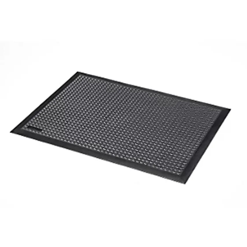 Justrite Skystep Nitrile Rubber Workstation Matting, Black, LxWxH 900 X 600 X 13