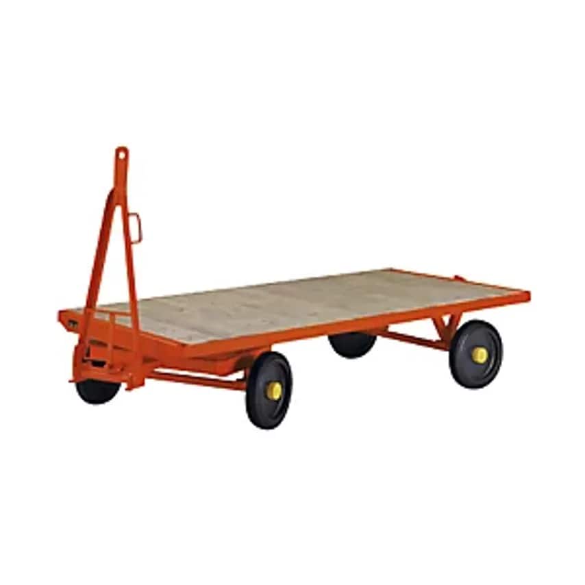 KTS Trailer, 2-wheel Turntable Steering, Max. Load 3 T, Platform 2.0 X 1.0 M, So