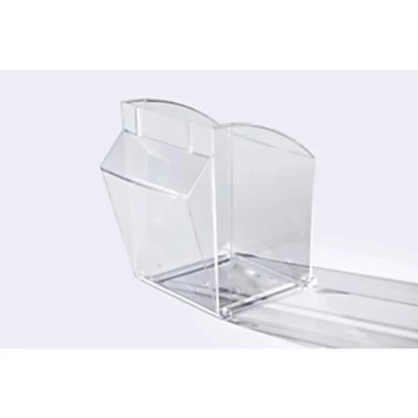 LOCKWEILER Visual Storage Container Styrolux, LxWxH 177 X 147 X 161mm, Pack Of 3