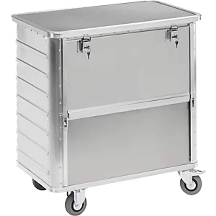 GMHLING Aluminium Container Truck, Fold Down Side Panel, With Cover, Lockable, C