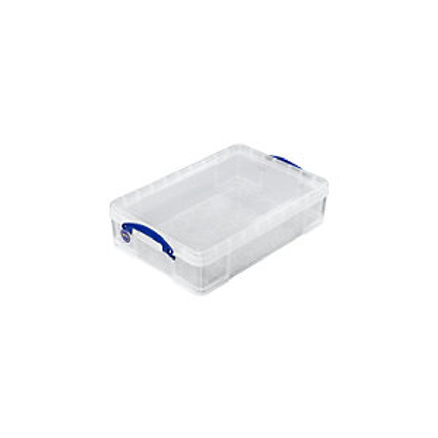 Alpha Paletten & Boxen REALLY USEFUL Stacking Container, With Lid, Capacity 24.5