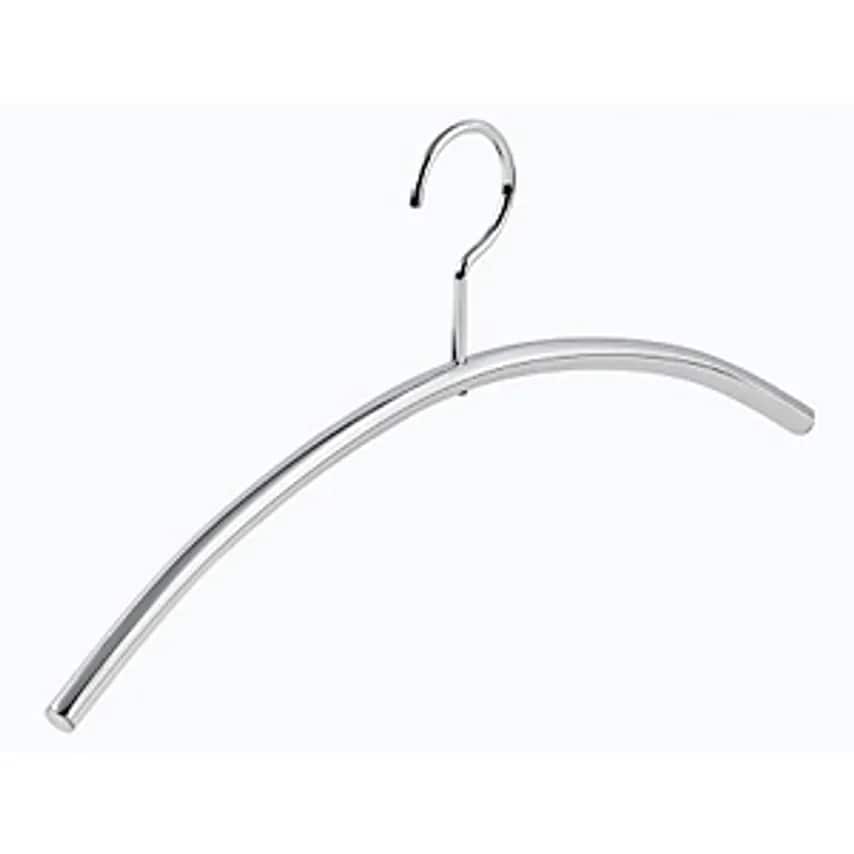 PADOR TIMELESS Coat Hanger, Diameter 13mm, Pack Of 4, Chrome Plated