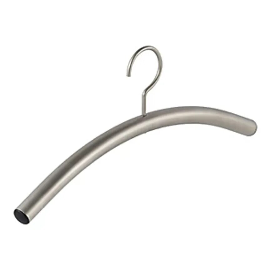 PADOR TIMELESS Coat Hanger, Diameter 22mm, Pack Of 4, Nickel Plated Matt Finish