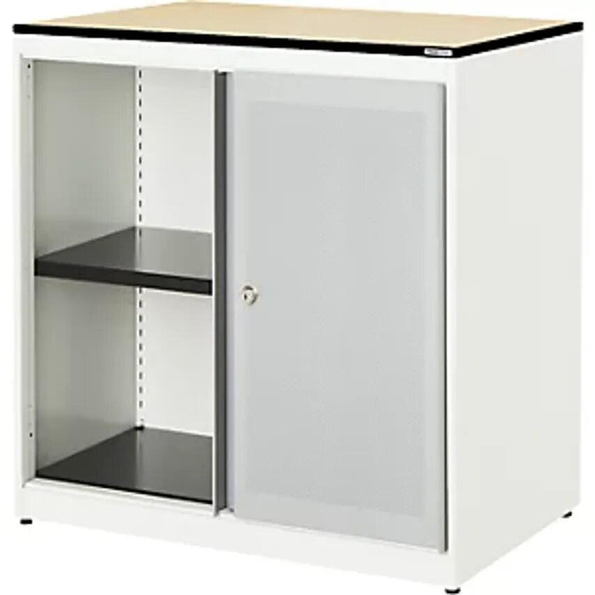 MAUSER Sliding Door Cupboard - Acoustically Effective - Solid Core Panel, HxWxD