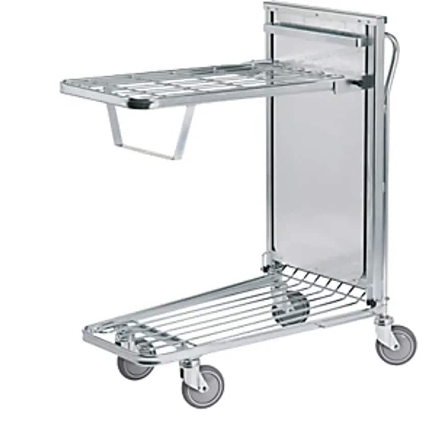 KONGA Shopping Trolley, Zinc Plated, LxWxH 960 X 525 X 1030mm, Max. Load 300 Kg
