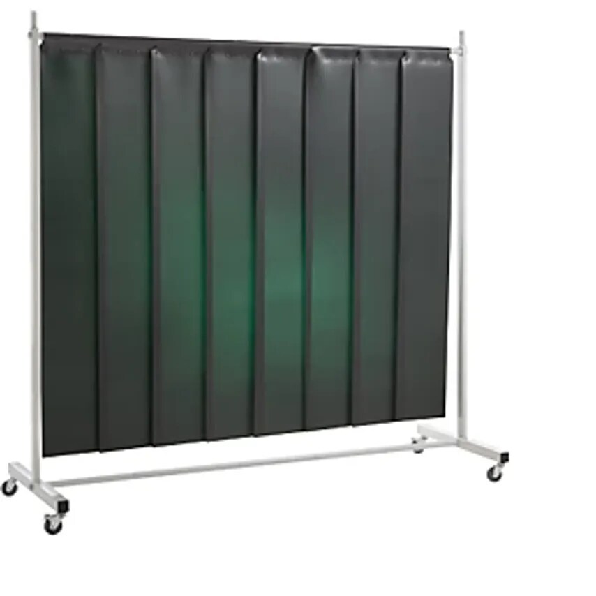 Welder's Screen with Lamellar Curtain